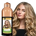 HERBBY Hair Color Shampoo for Gray Hair Coverage&Color Transform with 9 Herbal Extracts -Long Lasting(6-8 Weeks),Shiny,Evenly Colored,Instant Hair Dye Shampoo&Conditioner, 500 Ml (BLONDE BROWN COLOR)
