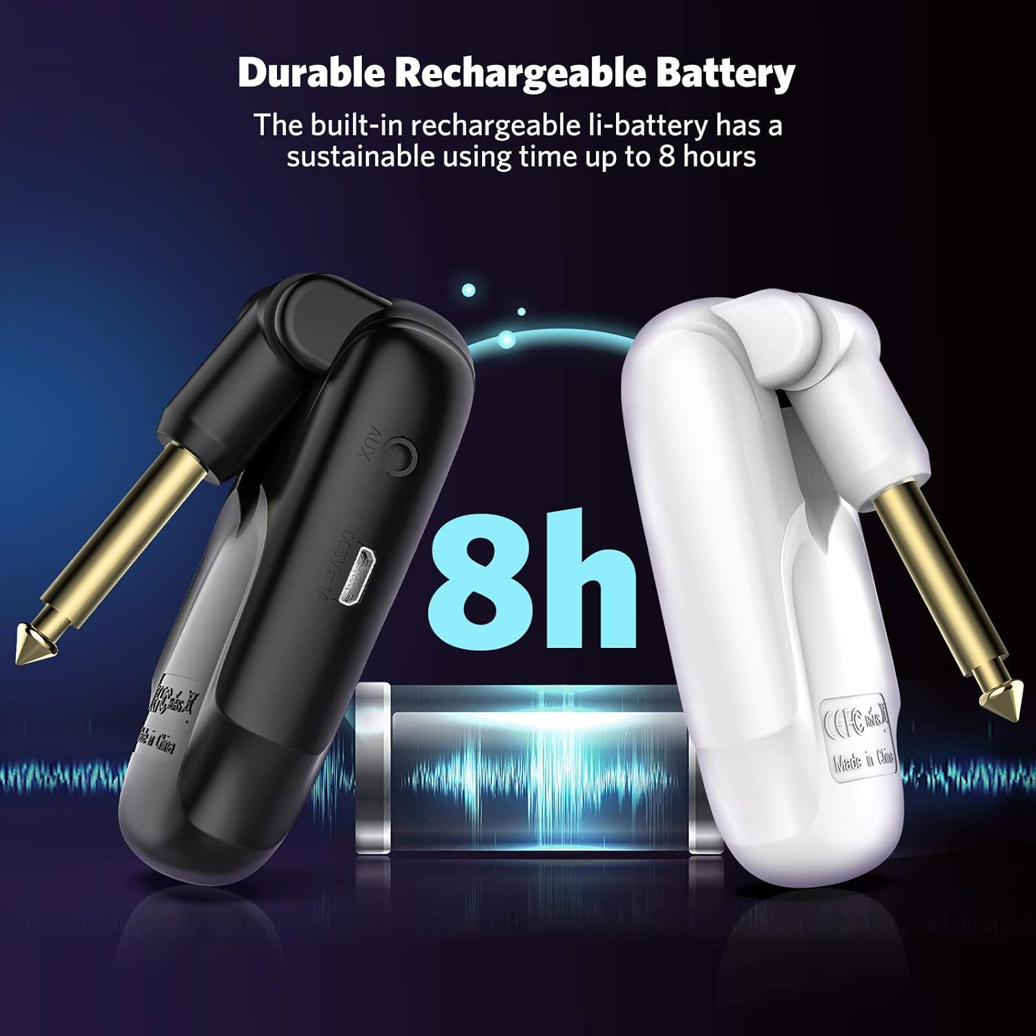 Blасk Frіdау - 50% оƒƒ Nulaxy 2.4GHz Wireless Guitar Transmitter Receiver Built-in Rechargeable Lithium Battery, Wireless Guitar System Set Support Multi Channels for Electric Guitar Bass