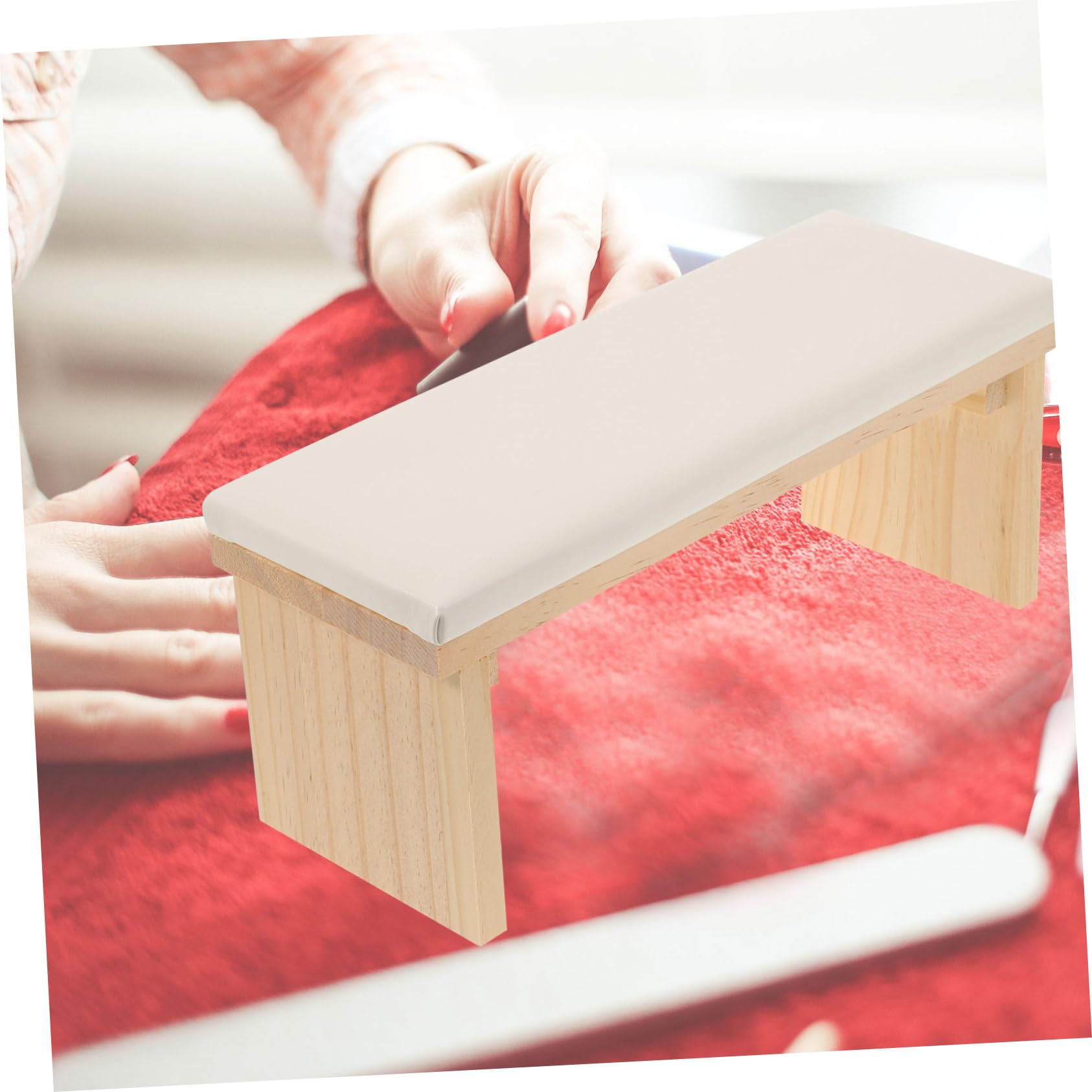 Healeved Cuscino per Manicure Art Poggiabraccio per Unghie Supporto per Mani Cuscino Poggiamani Accessorio per Salone di Bellezza Strumento per Manicure