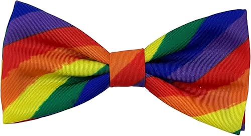 Miniatura 8 de Huxley & Kent Pajarita para mascotas  Igualdad (Extragrande)  Accesorio de lazo de velcro orgullo  Divertidas corbatas para perros y gatos  Bonita,