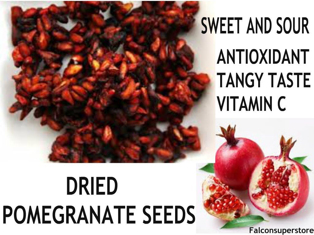 500g | DRIED POMEGRANATE SEEDS **FREE UK POST** ANARDANA TOPPING CEREAL BREAKFAST ANTIOXIDANT SWEET TANGY FRUIT VITAMIN C