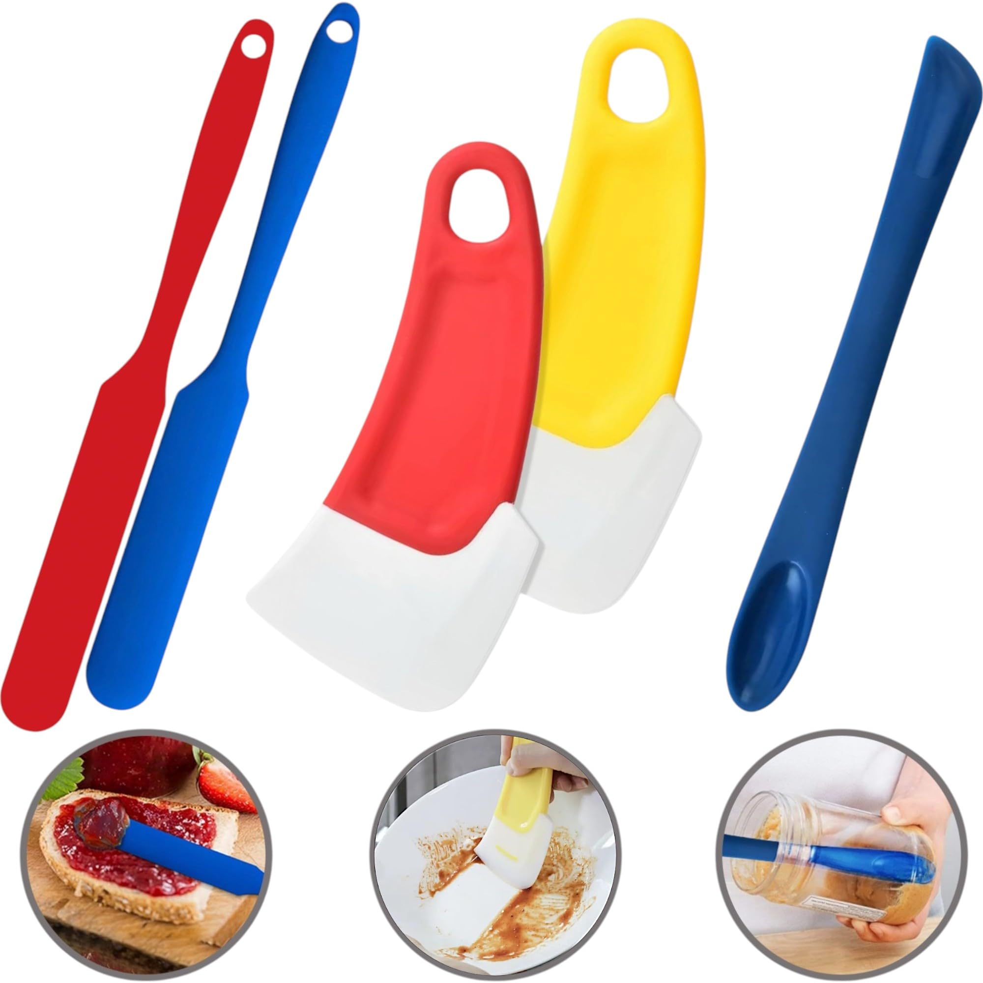 5-Silicone Spatulas Set