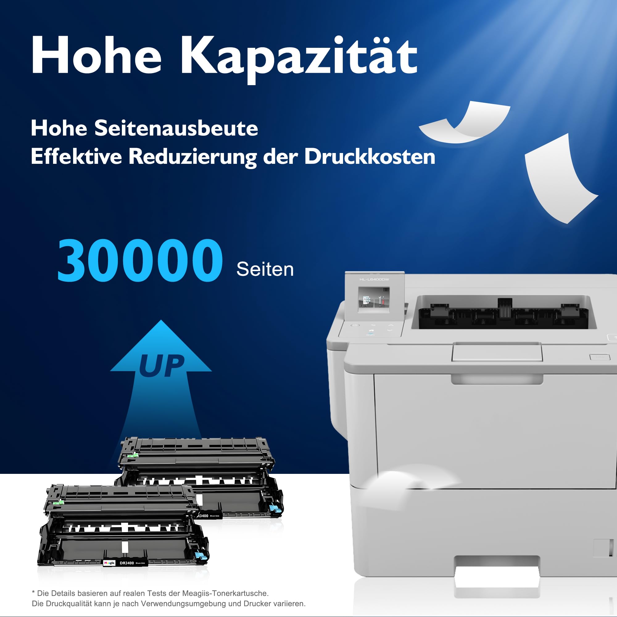 DR3400 Trommel Kompatibel für Brother HL-L6250DN HL-L5000D HL-L5100DN HL-L5200DWT HL-L6200DW HL-L6200DWT HL-L6400DW HL-L6400DWT MFC-L6700DW (2 Packung)