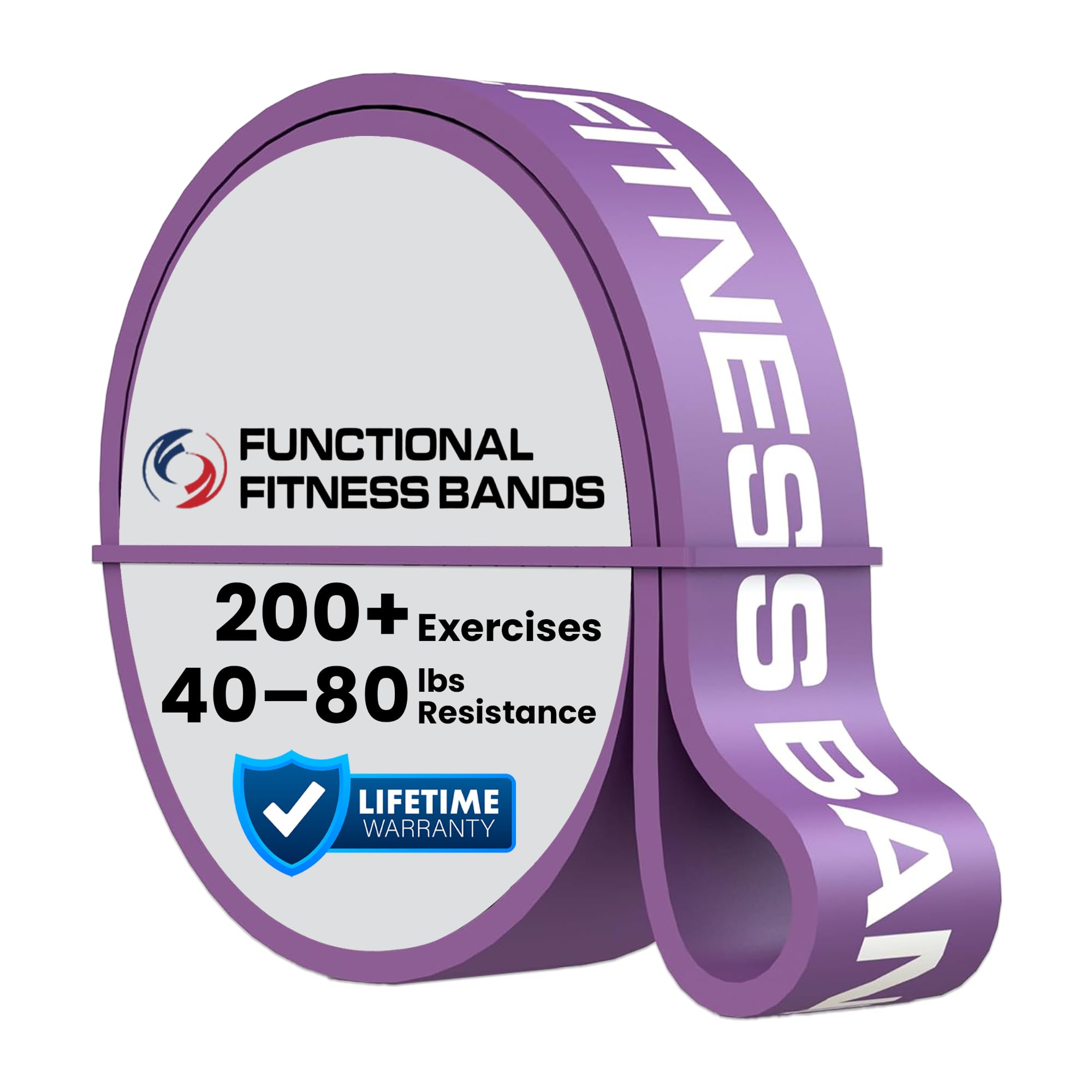 Functional Fitness Pull Up Bands Resistance Bands | Exercise Bands for Working Out | Long Stretch Bands for Exercise, Training Bands, Resistance Bands for Stretching
