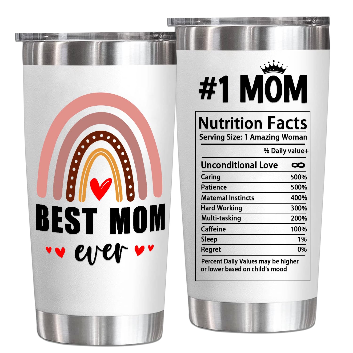 YXOTJHS Best Mom Ever Tumbler - Mothers Day Gifts For Mom Wife - Mothers Day Gifts For Mom From Daughter Son Kids - Birthday, Christmas Gift Ideas For