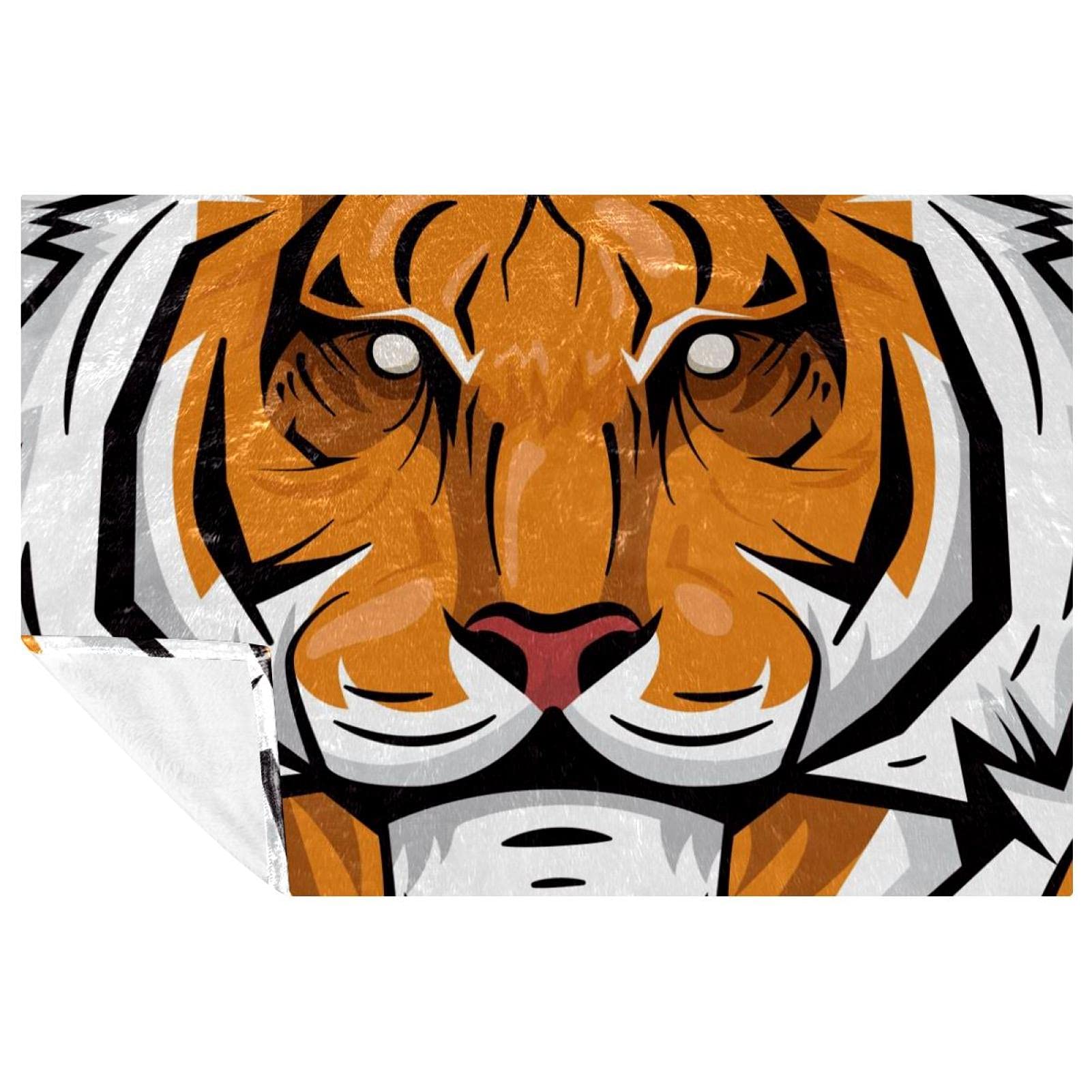 Couverture chaude King Tiger isolante et ultra douce de 150x100 cm