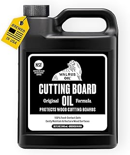 WALRUS OIL - Cutting Board Oil and Wood Butcher Block Oil, 32 oz Jug, Food-Safe
