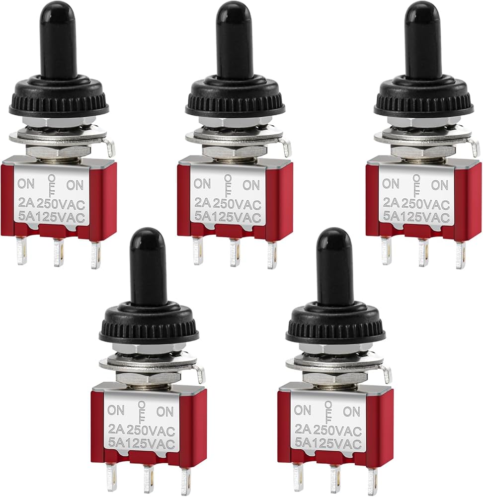 Amazon.co.jp: Heschen ミニモメンタリートグルスイッチ自動