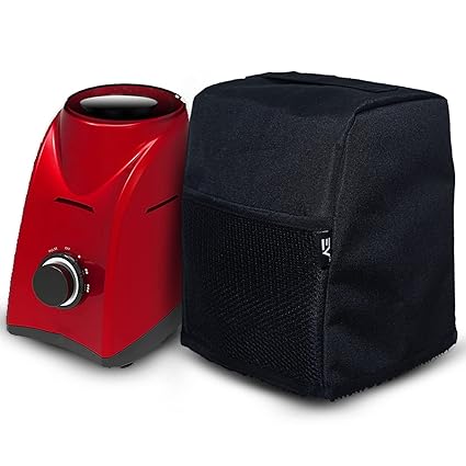 Equal Vip Mixer Grinder Cover For All Types Top Open Dust Protection Waterproof Cotton Cloth Washable (Black) (Small New Model)