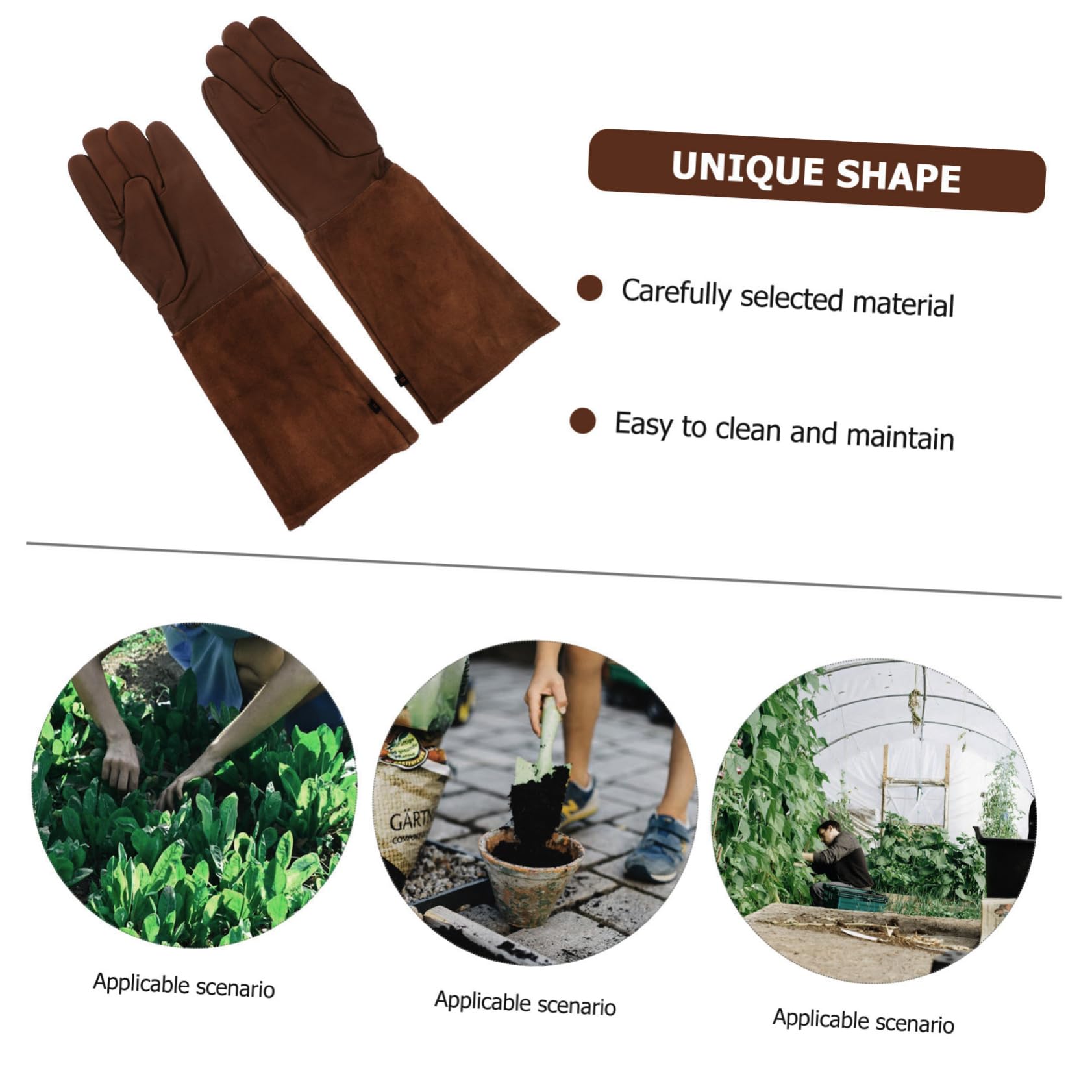 2 Pares De Guantes De Jardinería Para Hombre Cómodos Guantes De Trabajo Para Podar Cactus Y Acebos.
