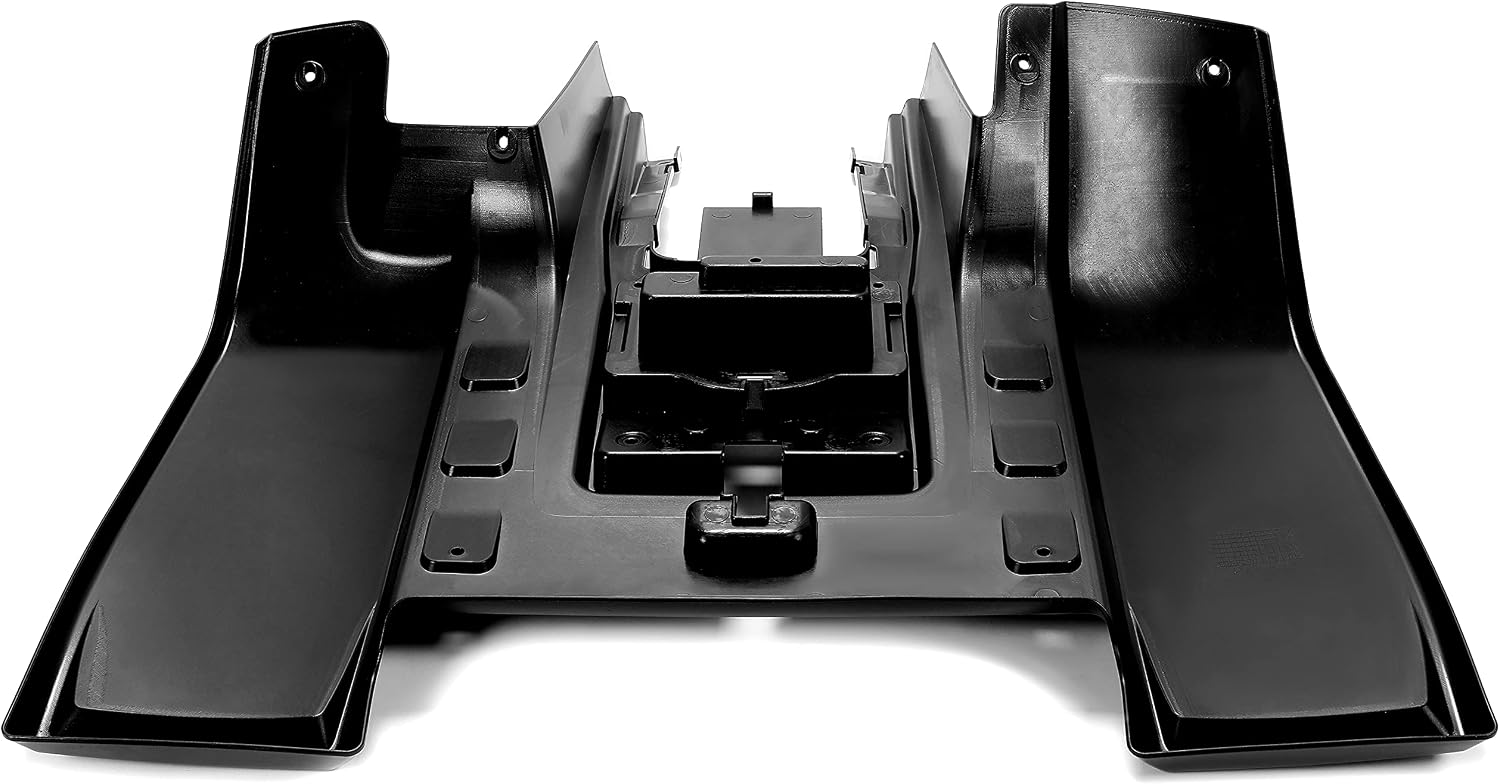 HECASA Black Plastic Rear Fender Compatible with 1987-2006 Yamaha Banshee 350 (YFZ350) Mud Guard Flaps Set Fender Flares Protector