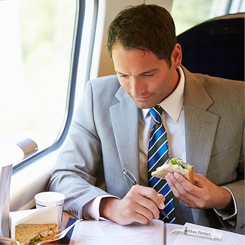 Miniatura 7 de FlossPartner. El tamaño de bolsillo portátil inalámbrico más pequeño. Fácil de transportar eficaz. Reutilizable para los dientes, las encías,