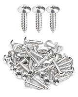 Vista 15 de 50 tornillos de madera Phillips #8 x 1/2 pulgada con revestimiento de óxido negro por IMSCREWS