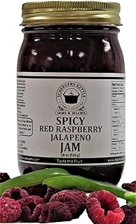 Spicy Red Raspberry Jalapeno Jam, 18 oz