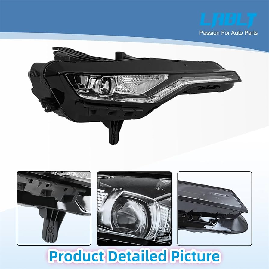 Amazon.com: LABLT Passenger Side Right RH Headlight Headlamp