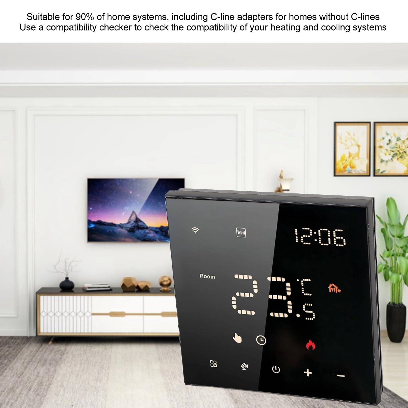 Mingzhe Programowalny Termostat WiFi do Domu (16A Electric Floor Heating)