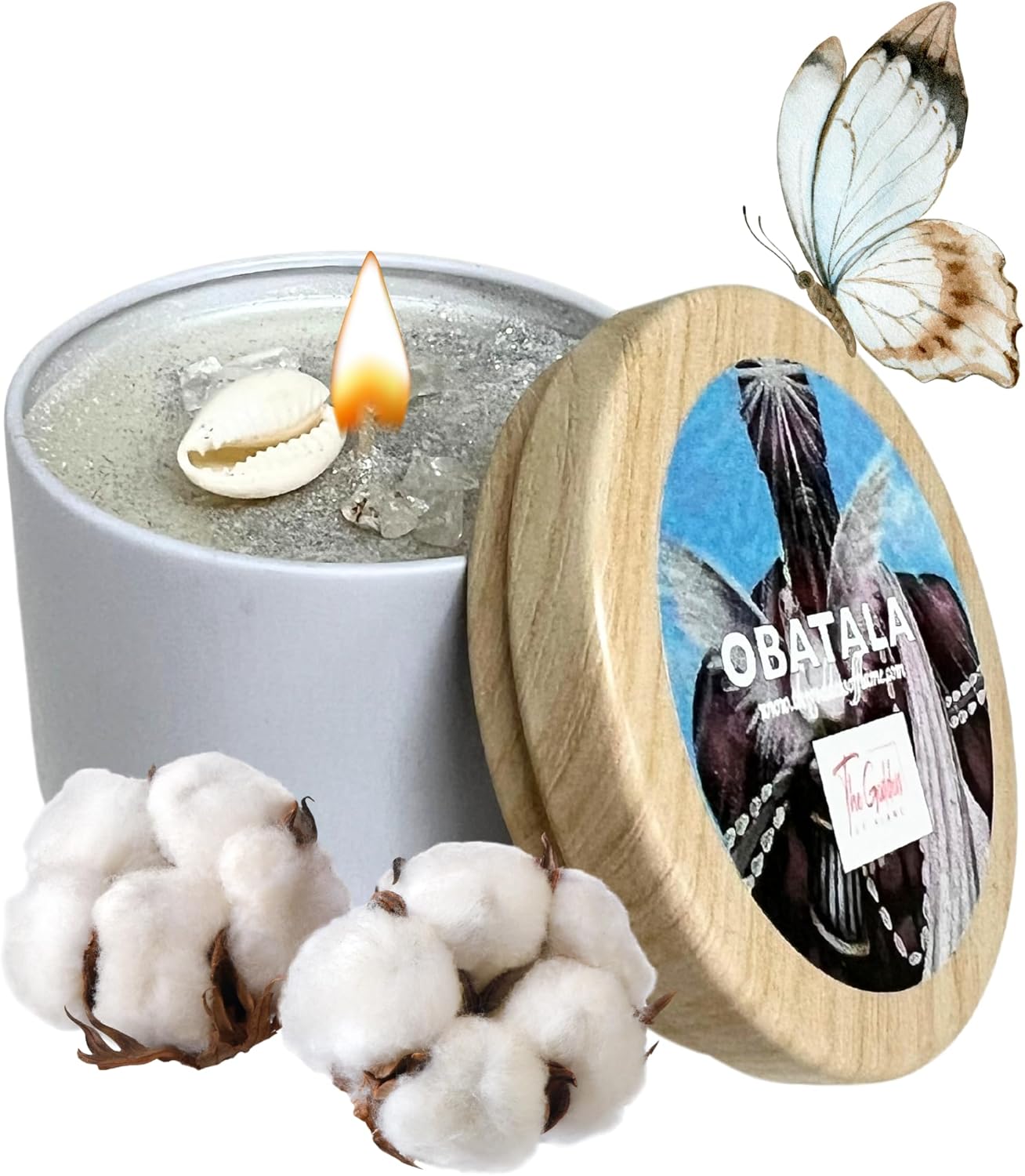 Obatala Spiritual Offering Candle (Medium 8oz)