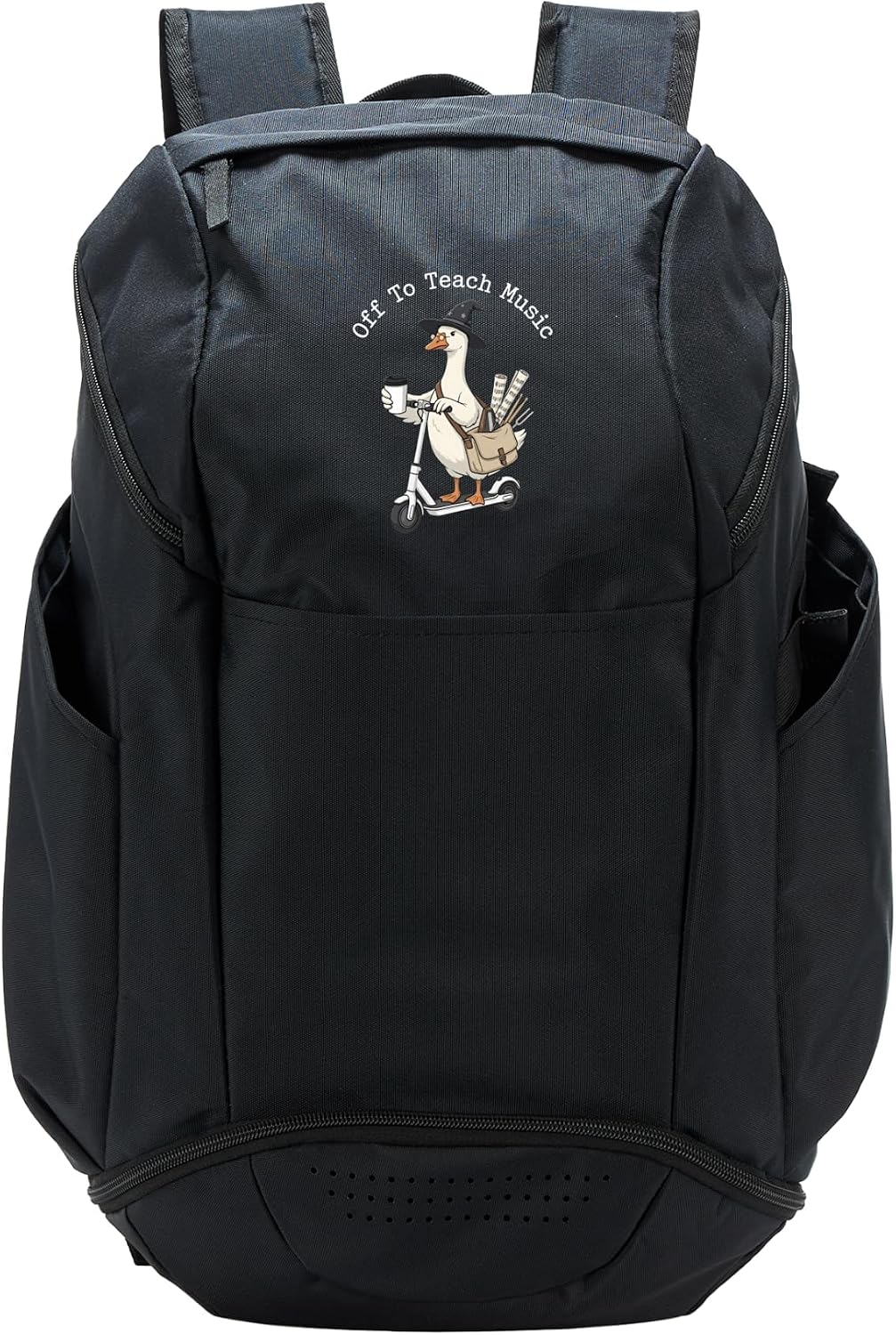 Off To Teach Music Back To School Funny Music Teacher Sport Backpack