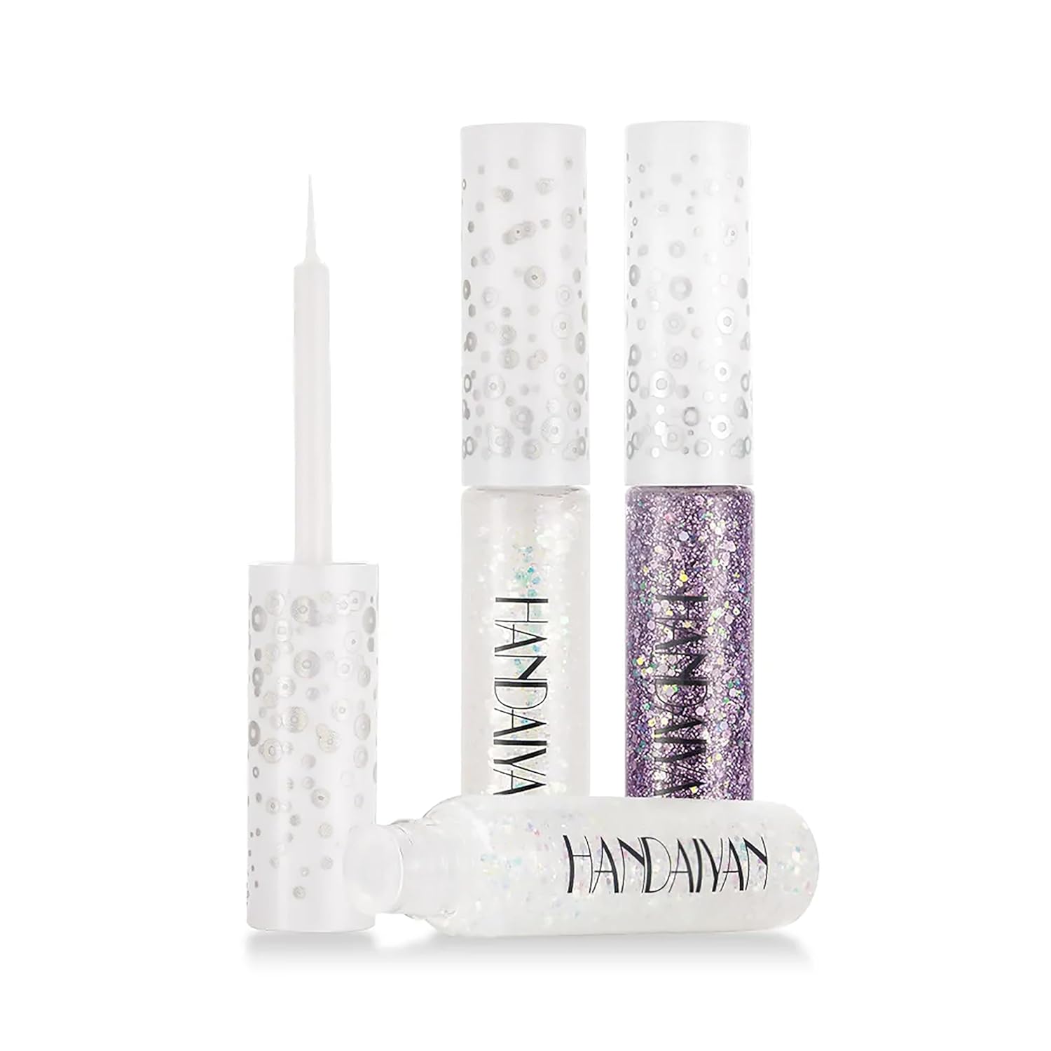 R Y M Glittering Eye Liner Liquid Glitter Eyeliner Shimmer Glitter Long-lasting Waterproof Eyeliner Eyeshadow for Party Festival