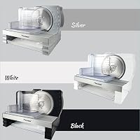 Bestron Kenyérszeletelő Rozsdamentes Acél Pengével, Állítható Vágásvastagság 0-20mm, Fehér 6