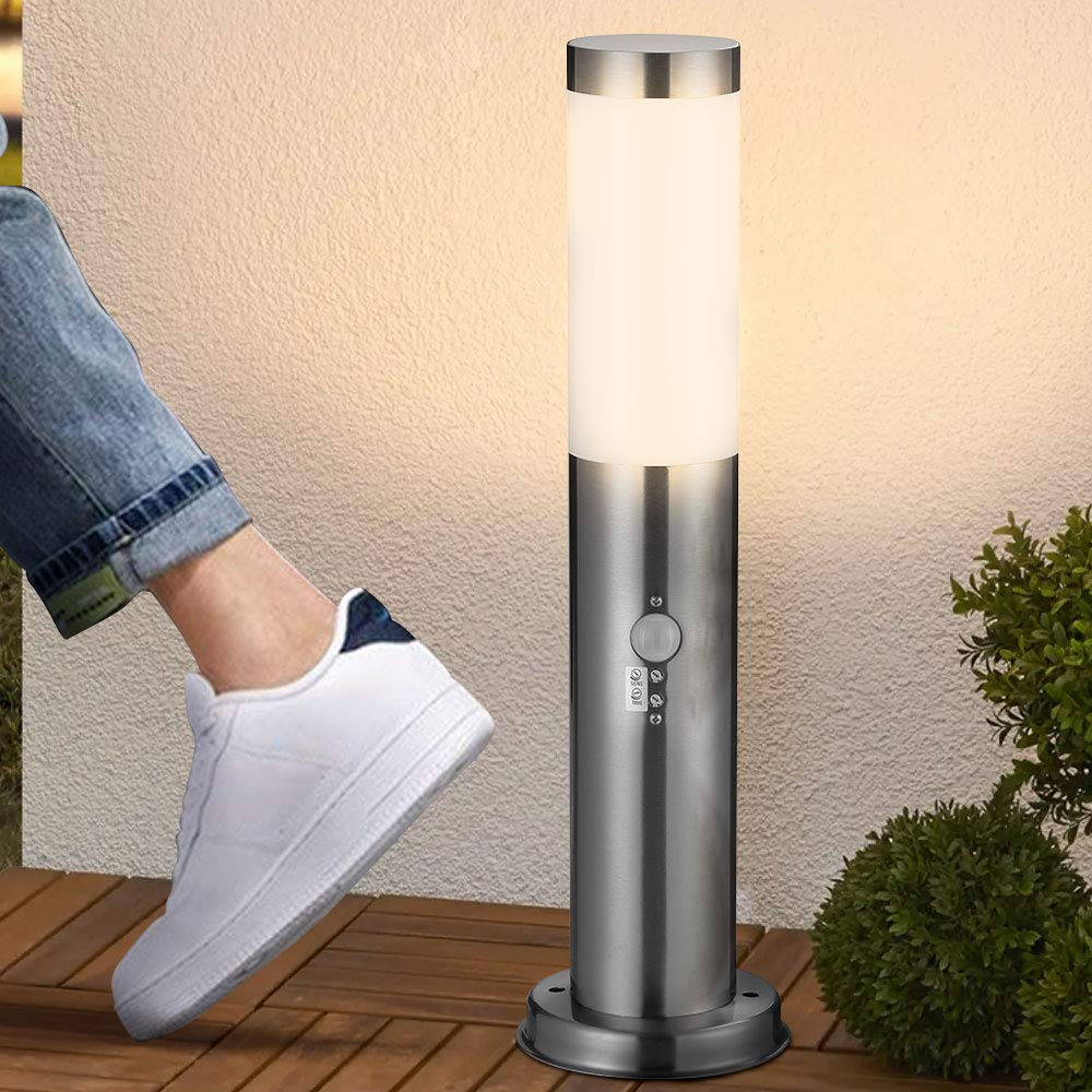 FACADO Lampione LED Lampada E27 Palo Alluminio Esterni Luce Giardino Sentiero Viale Villa 230v Ip54 Colore Marrone 65cm 84993708
