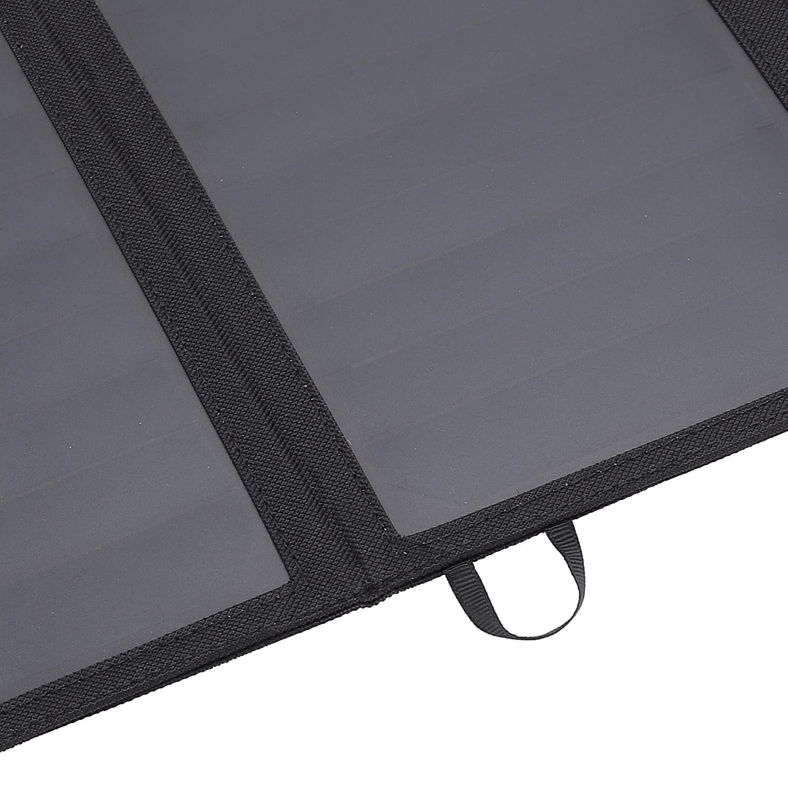 KANASI Cargador Solar Plegable, 15W, Doble USB, portátil para Acampar, Senderismo, teléfonos, tabletas y Otros Dispositivos.