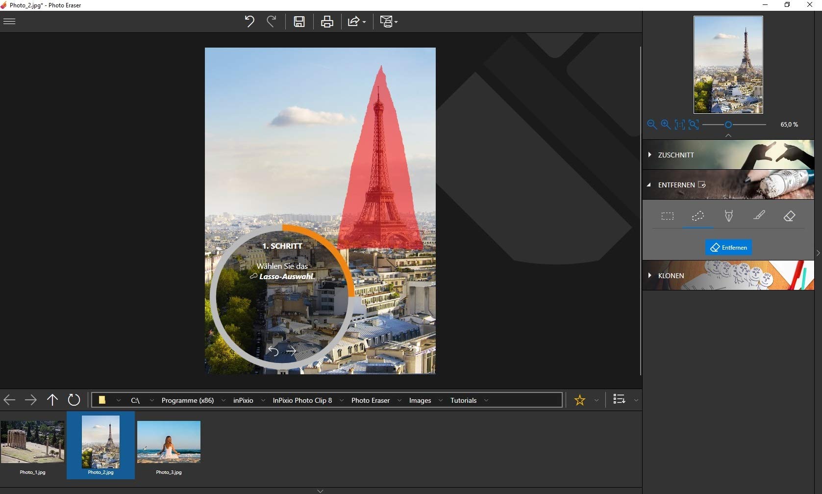 Fotos Ausschneiden 4 PRO Objekte Freistellen Bildbearbeitung für Windows 11
