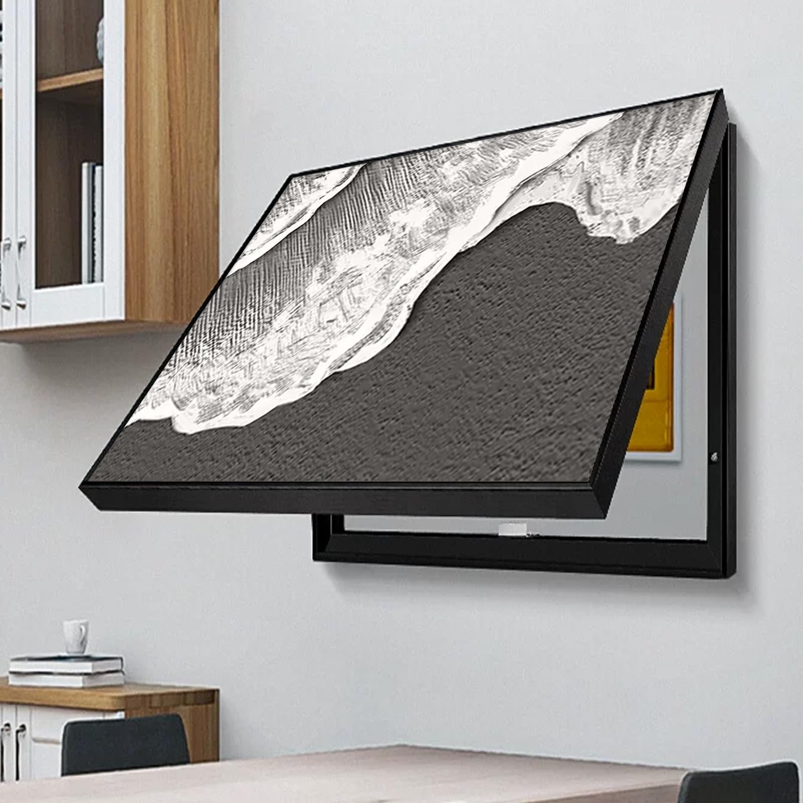 Caja de medidor eléctrico, pintura decorativa para caja de distribución, mural de caja de oclusión, 17.7 x 13.7 pulgadas