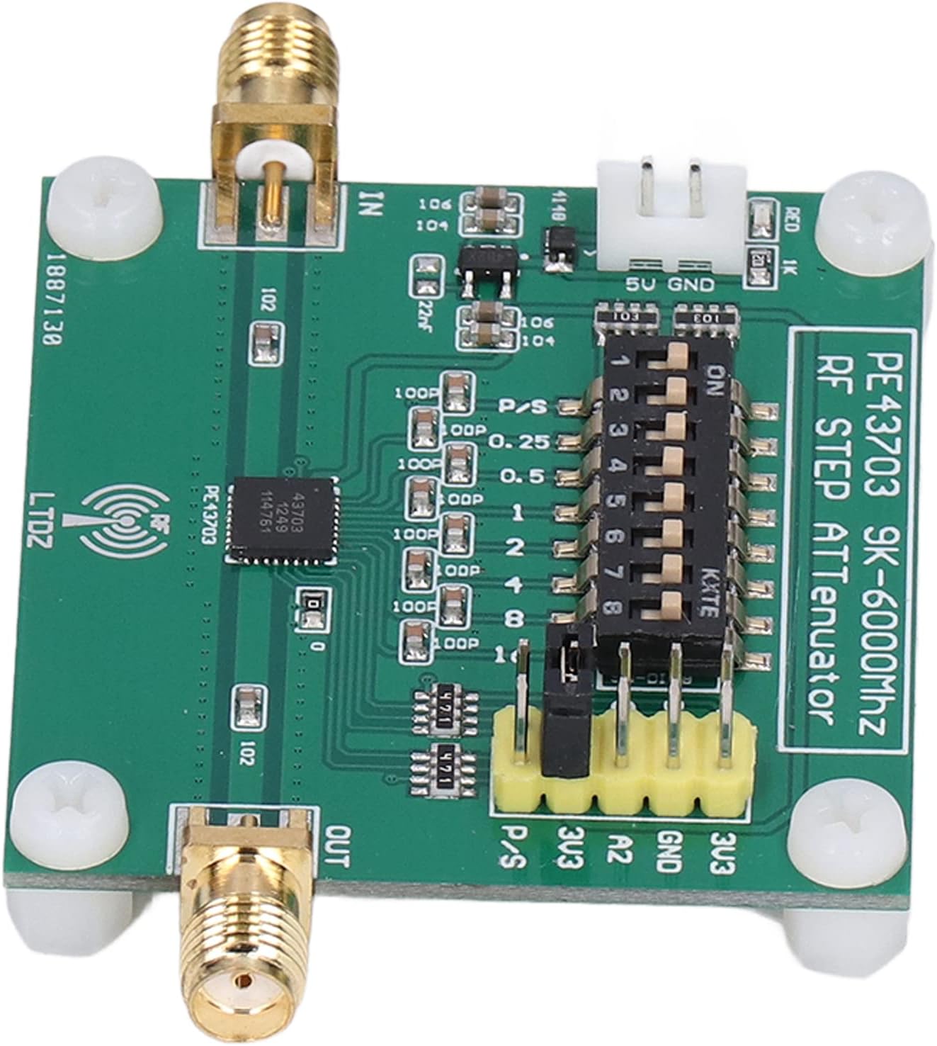 SHYEKYO RF Test Board, 5V High Bandwidth PCB Attenuator