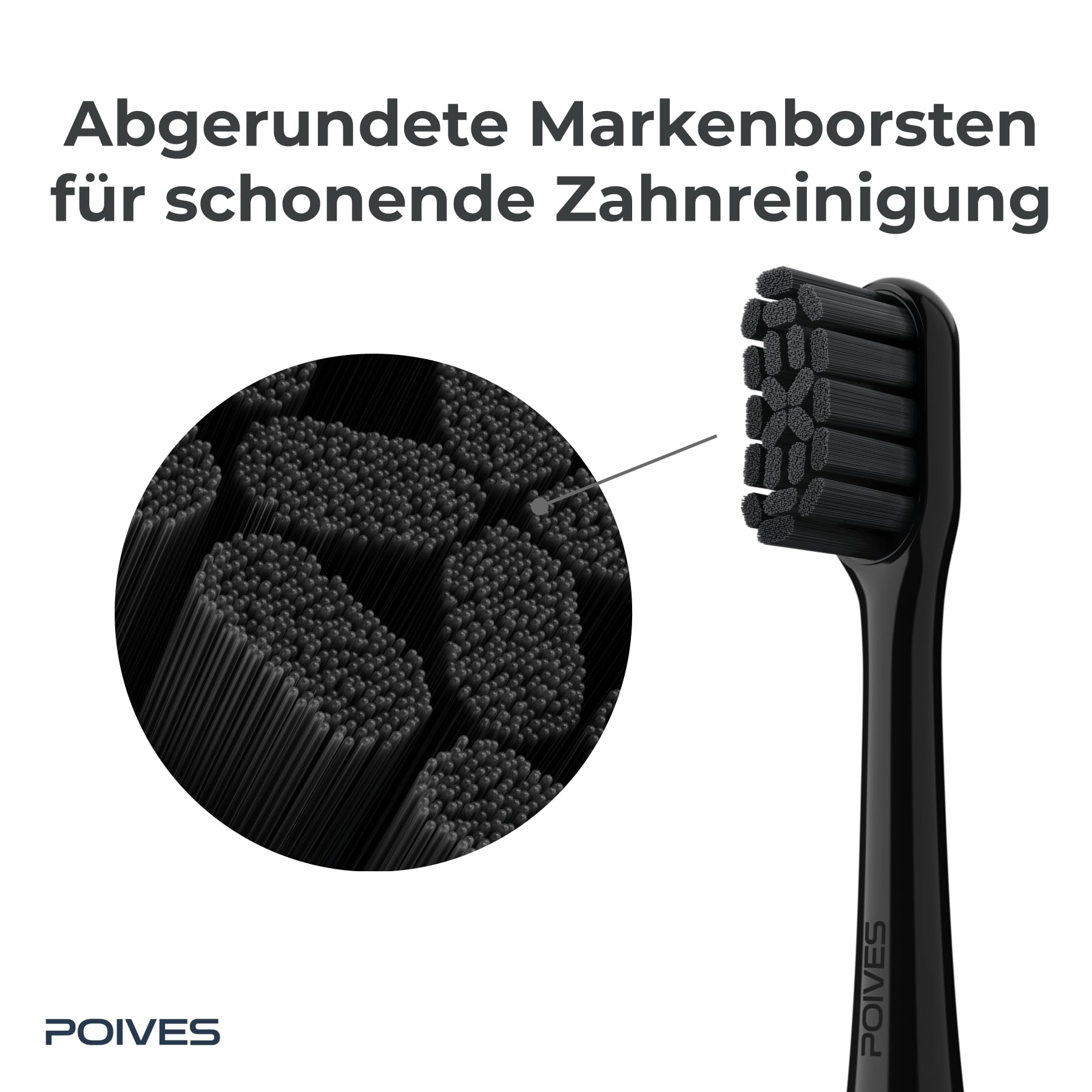 P1 Pro Cepillo de dientes sónico, cepillo de dientes eléctrico con sensor de presión para una limpieza segura, batería de 60 días, Onyx Black