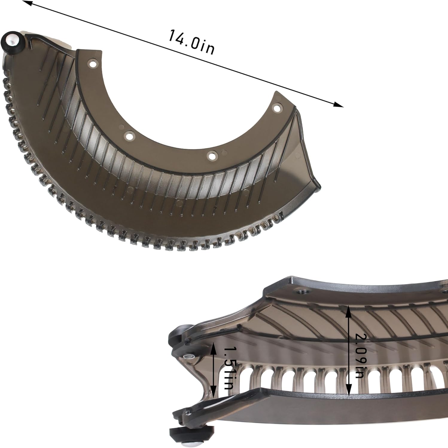 N027988 Miter Saw Lower Guard Assy for DeWalt DHS716 DWS782 DHS790 DWS779 DWS780 Miter Saw ， N562309 Miter Saw Guard Replacement DWS715 Models (2 Pack)