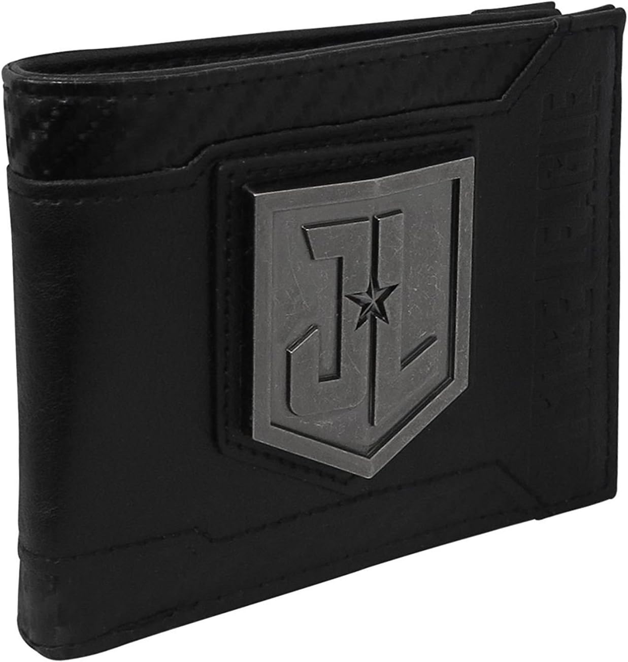 Justice League Movie Metal Logo Men's Bi-Fold Wallet