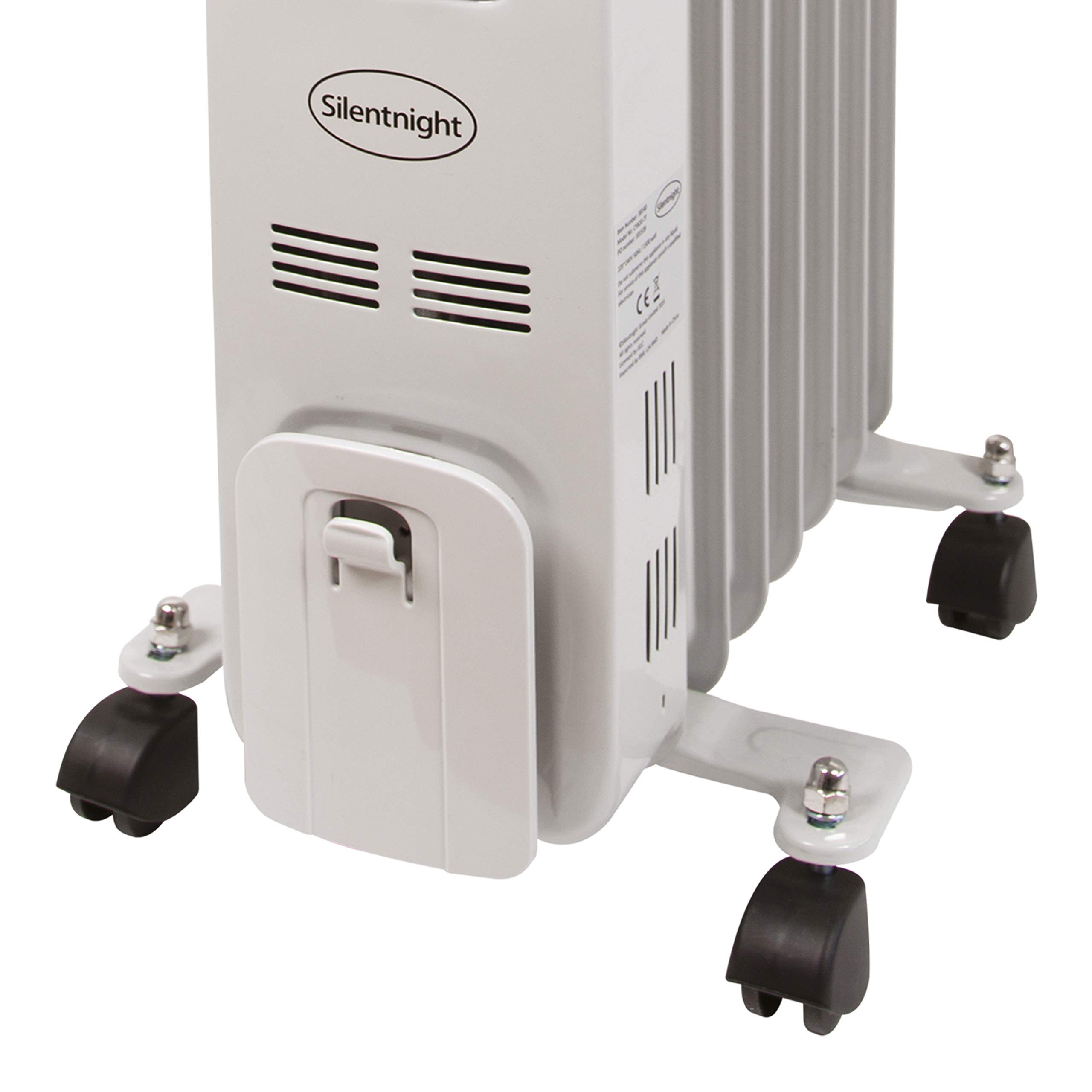 Silentnight 7-Fin Oil Filled Radiator with Timer, 1500 Watt, 38140, White,  L67.5(cm) x W14(cm) x H38.5(cm) : Amazon.co.uk: DIY u0026 Tools