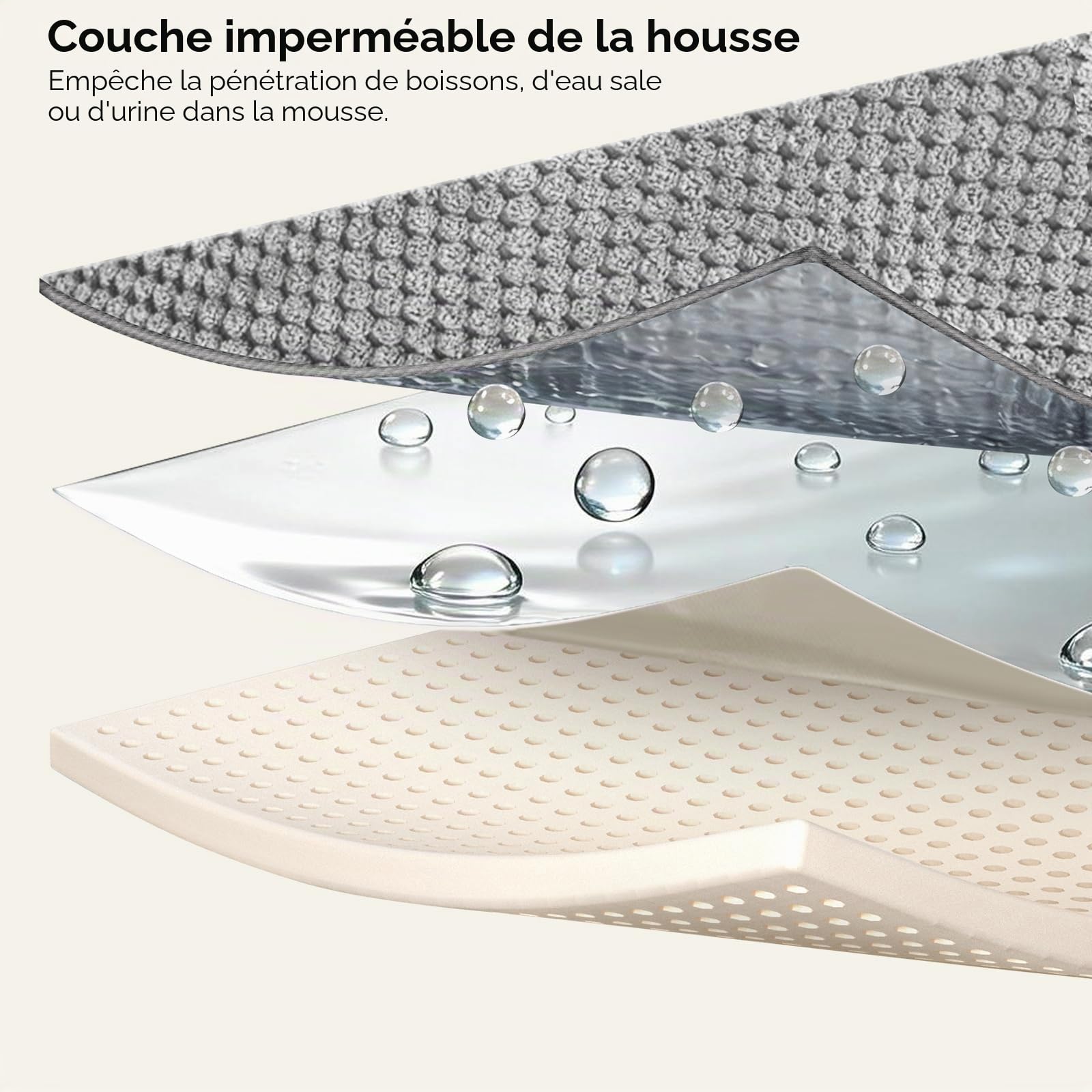 Escalier pour Chien à 2 Marches, Escalier en Mousse pour Chien Haute Densité avec Housse en Tissu Amovible et Lavable, Antidérapante Rampe Animaux pour Chiots et Animaux Agés, Gris
