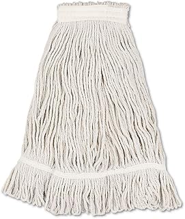 Boardwalk BWK4032C Value Standard Cotton Mop Head - White (12/Carton)