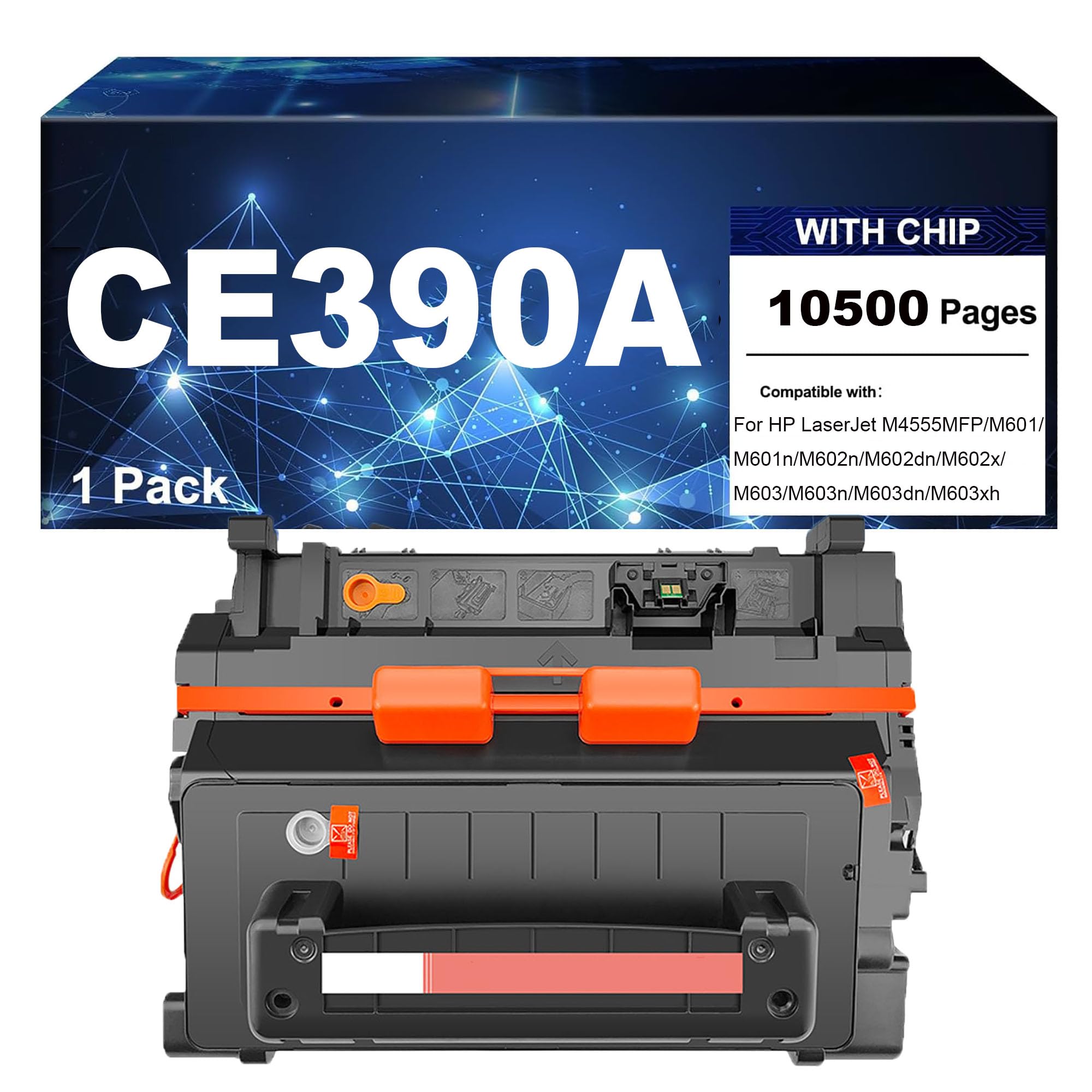CE390A 90A Cartuccia Toner ad alta capacità Compatibile con le stampanti per HP LaserJet M4555 MFP M601 M601n M602n M602dn M602x M603 M603n M603dn M603xh