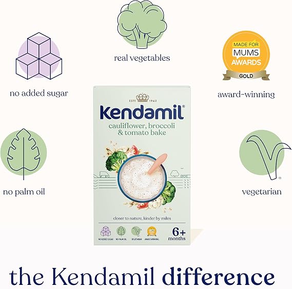 (1-Pack) Kendamil Cauliflower Broccoli & Tomato Bake 1 x 150g