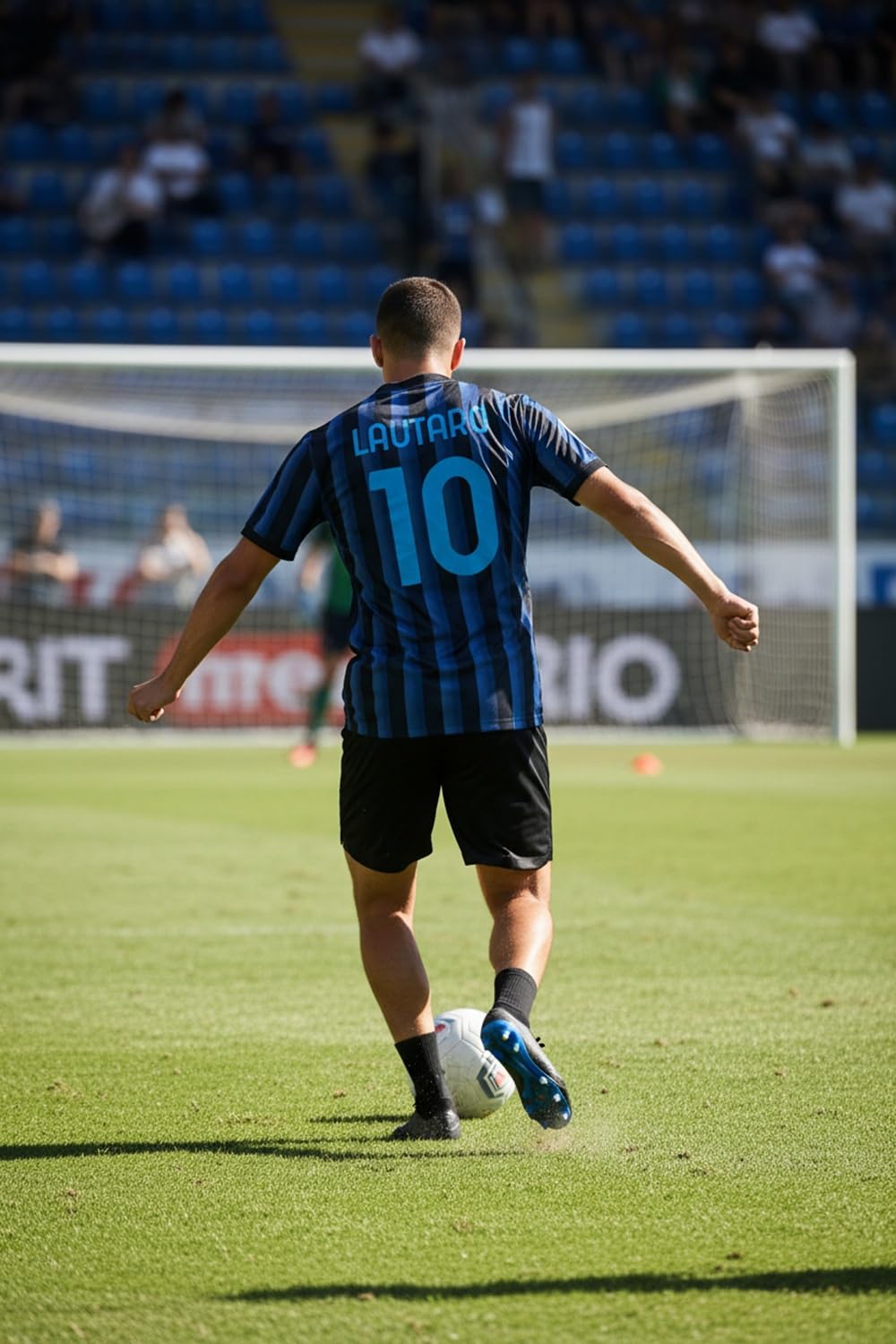 Generico Kit Maglia Neroazzurra Lautaro 10 Pantaloncini e Calzettoni, Replica Ufficiale 2025/2026, Adulto Ragazzo e Bambino
