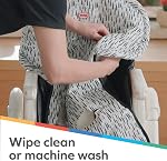 Housse de Chaise Haute Nuby - Protège des Éclaboussures et des Miette - Résistante à l'Eau pour un Nettoyage Facile - Imprimé Pinceaux