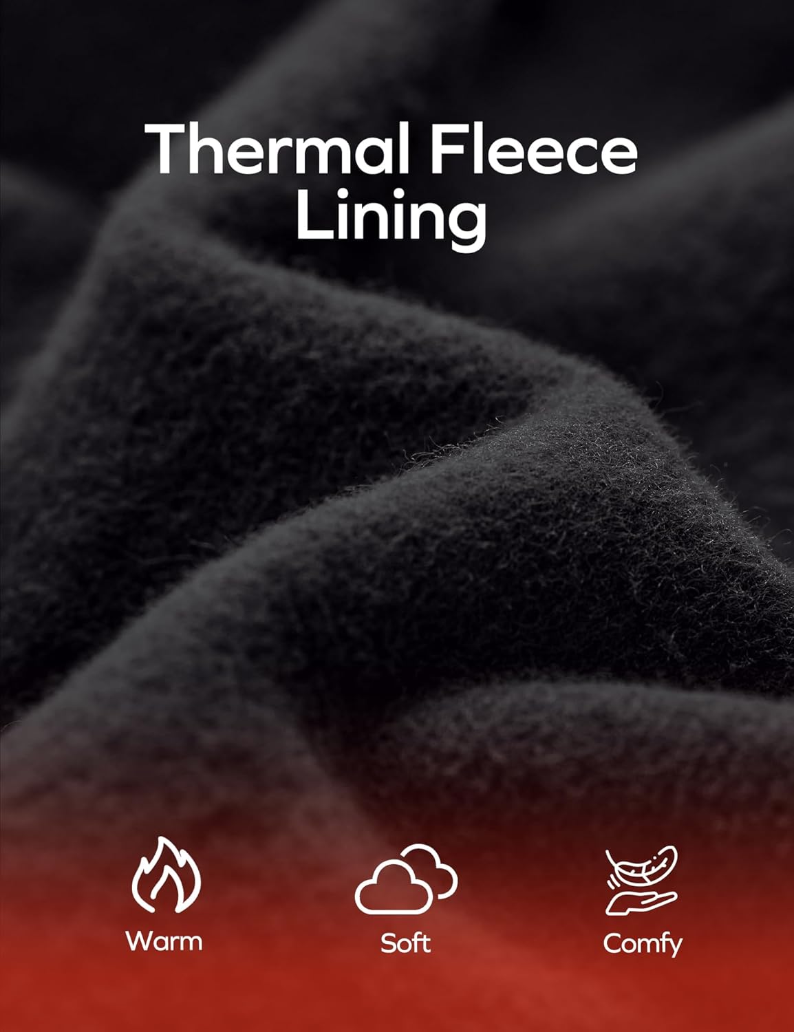 Ewedoos Women's Fleece Lined Leggings with Pockets Winter Thermal Leggings for Women High Waisted Yoga Warm Leggings - Image 3