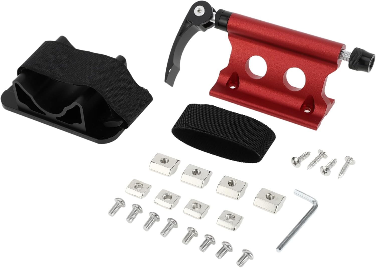 X AUTOHAUX 1 Set Universal Quick Release Bike Fork Mount Rack with Roof Carrier for 0.26 Inch (6.5mm) / 0.79 Inch (20 Mm) Aluminum Alloy Anti-Corrosion