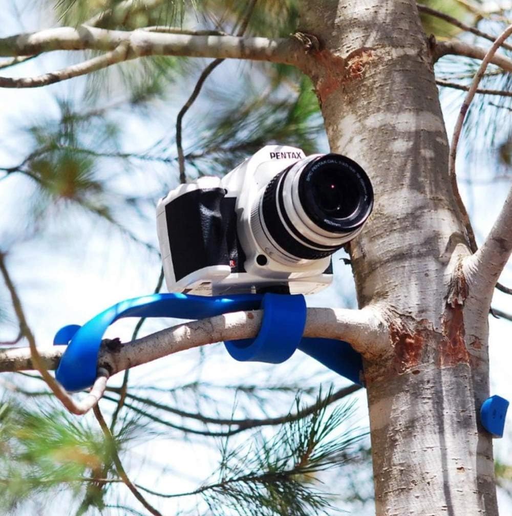 Pictar Splat Flexible Mini Tripod for DSLR Cameras Selfies - Supports 2.6 Pounds, Blue : Electronics