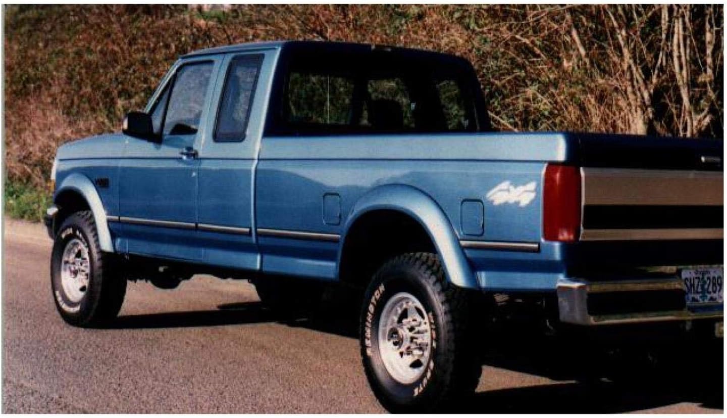 Bushwacker Extend-A-Fender Extended Rear Fender Flares | 2-Piece Set, Black, Smooth Finish | 20020-11 | Fits 1992-1996 Ford Bronco, F-150, F-250; 1992-1997 F-350 Super Duty w/ 8' Bed (excludes Dually)