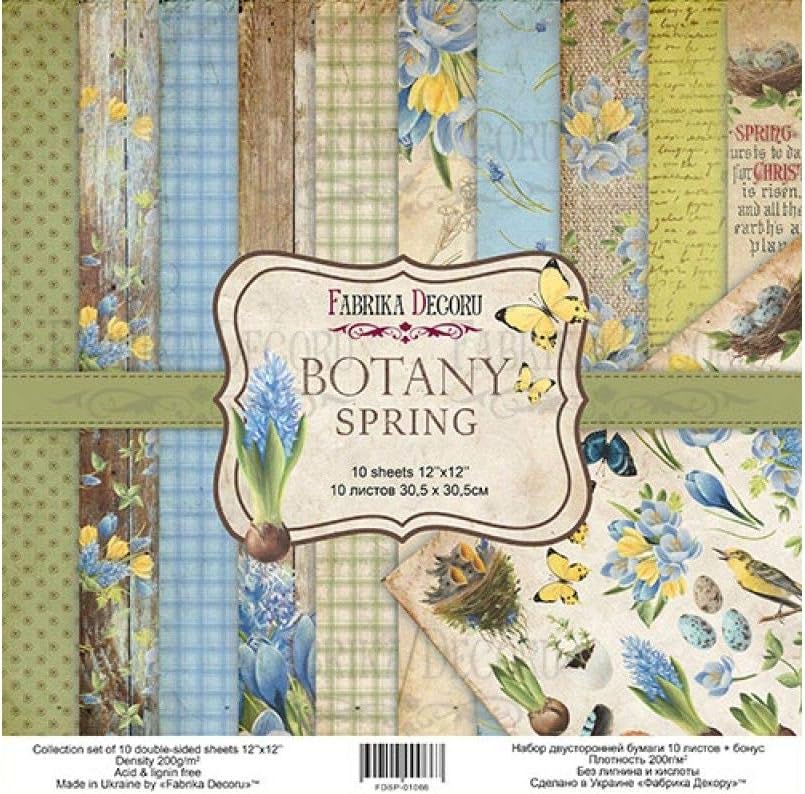 Scrapbooking Set Botany Spring Fabrika Decoru 30x30cm