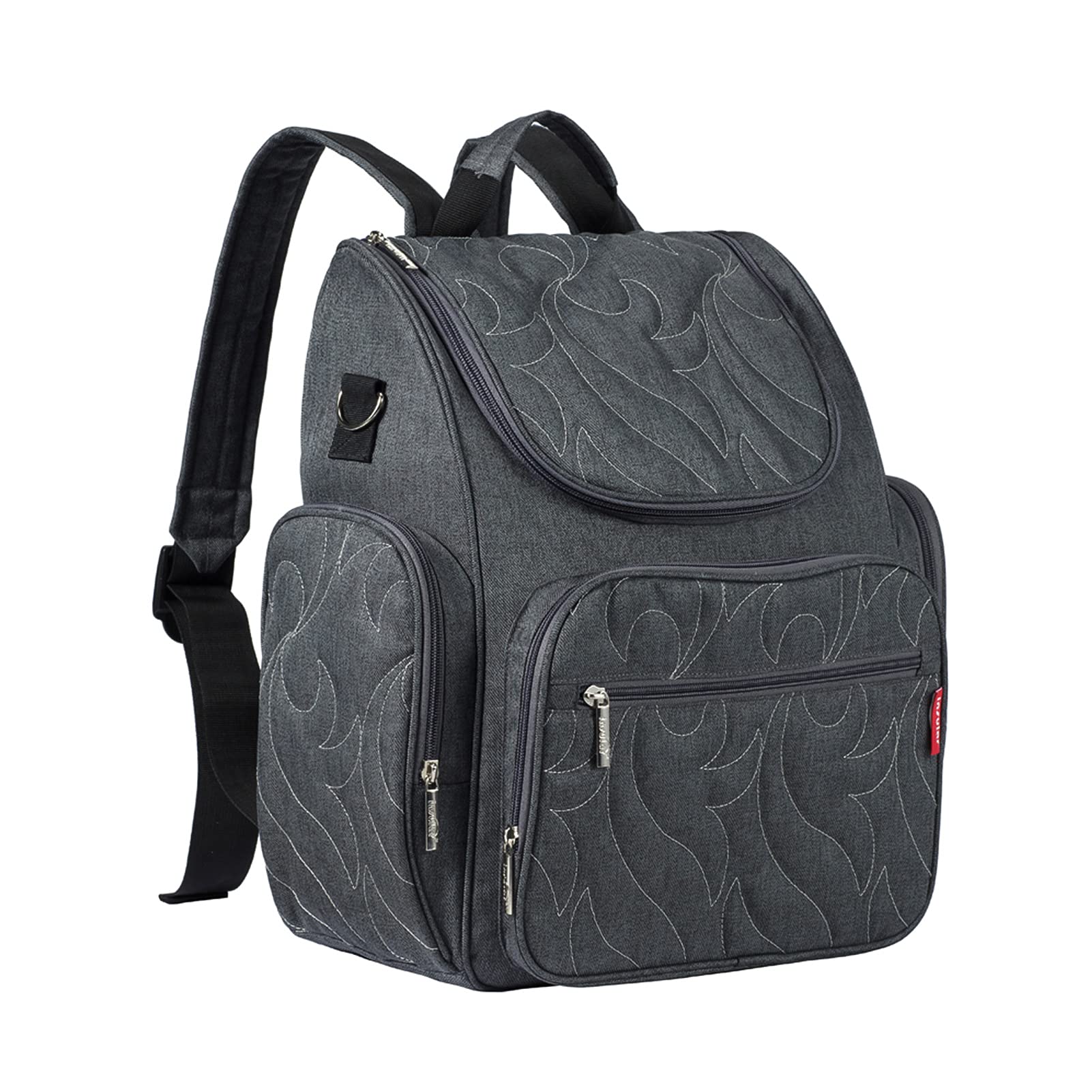 Large ty Diaper Bag Portable Mummy Bag Travel Bag with Stroller Straps for Newborn Infant Necities Supplements-Aztu-image-9