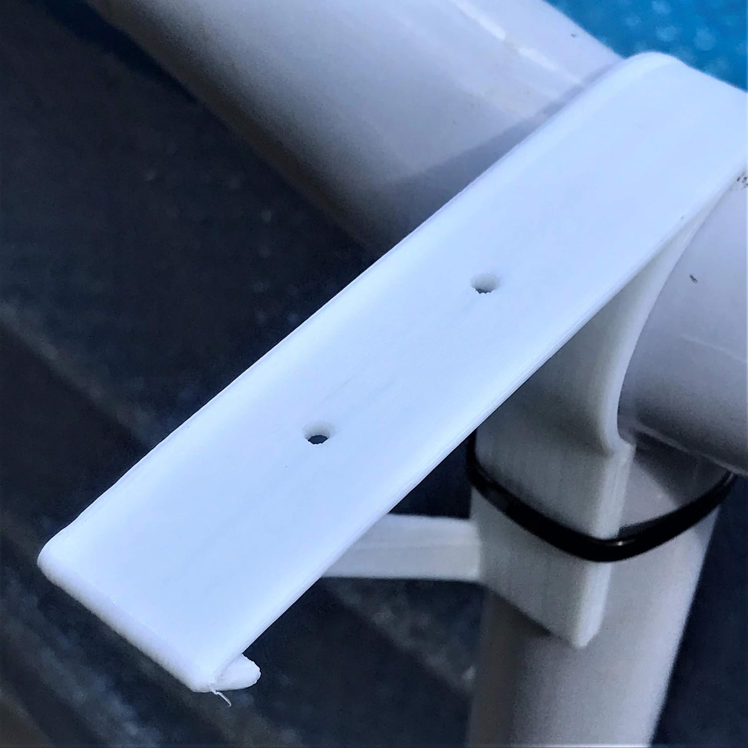 3D Cabin 2 X Swimming Pool Shelf Brackets Suits 45Mm Top Rail / 35Mm Uprights (Designed to Fit On Intex Pools