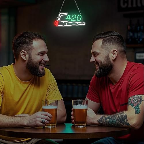 Miniatura 4 de Letreros de neón para decoración de pared, luces de neón frescas para dormitorio, luz de pared de neón adecuada para hombre, tienda de cuevas, sala