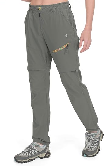 Little Donkey Andy Womens Hiking Pants Lightweight Convertible Zip-Off Pants Quick Dry UPF 50