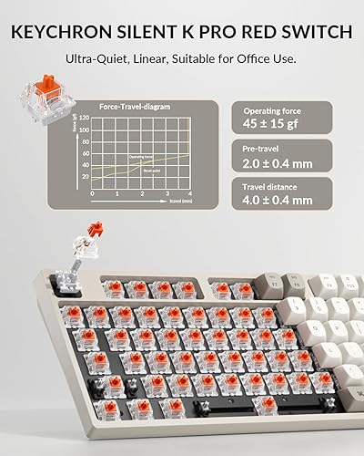 Miniatura 7 de Keychron C2 Pro - Teclado mecánico con cable con frecuencia de sondeo de 8 K Hz, retroiluminación RGB personalizada de tamaño completo,