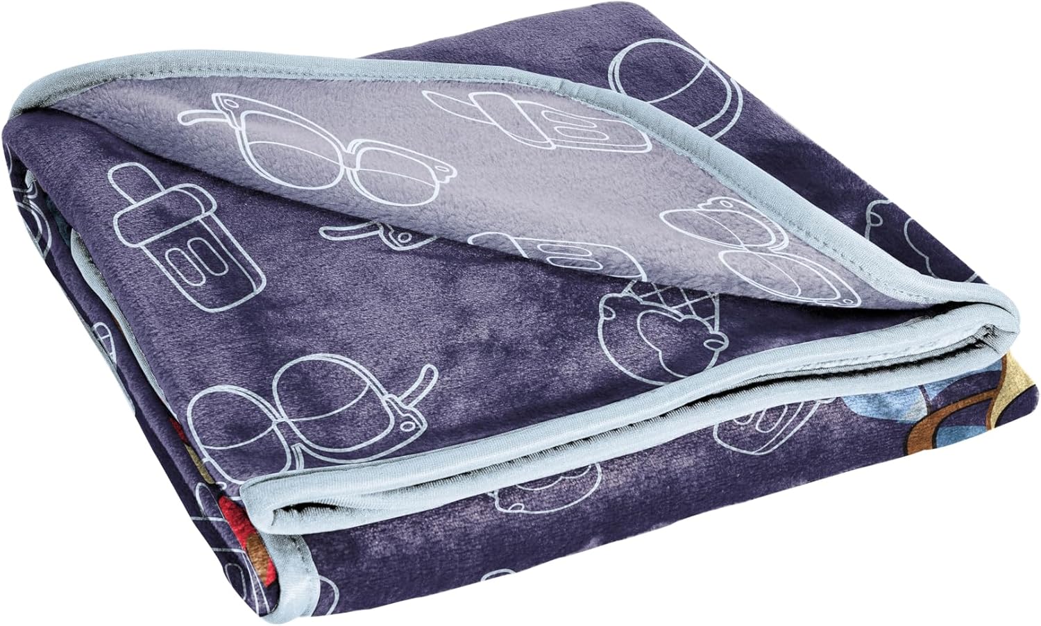 Jay Franco Kids Plush Throw Blanket – Soft & Comfy Throw for Couch or Bed – Cozy Home Décor for Living Room & Bedroom, Blue - Bluey, 40x50 - Travel Blanket - Image 5